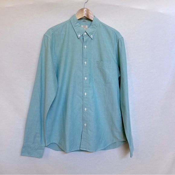 J. Crew Other - J. Crew Men's All Cotton Oxford Slim Green  Casual Button-Down Shirt